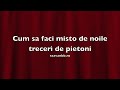 Cum sa faci misto de noile treceri de pietoni