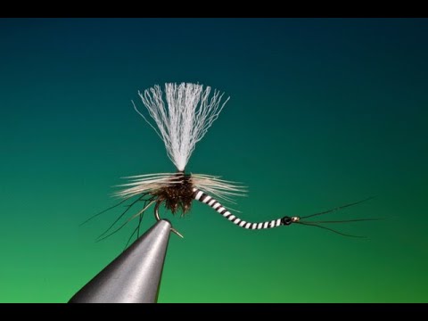 Reversed Parachute mayfly pattern