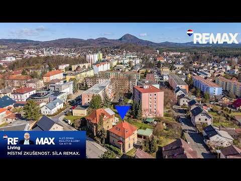 Video Prodej stylové vily se 3 byty, suterénem, zahradou a dvougaráží v Novém Boru na Hřebence