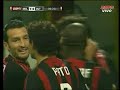 Primer gol de Ronaldinho en la liga italiana. De cabeza
