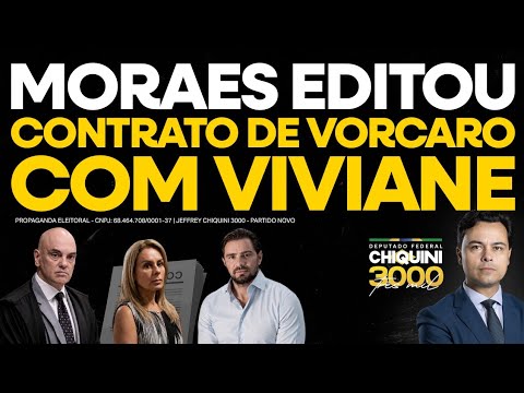 Perícia concluiu que Moraes realizou o contrato milionário com Vorcaro!