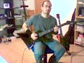 playing guitar poorly