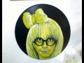 GaGa - Speed painting on vinyl LP