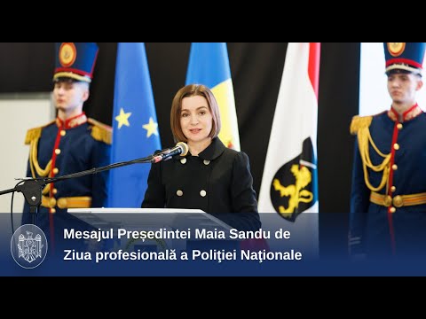 Șefa statului, de Ziua profesională a Poliţiei: „Poliția Națională, alături de alte instituții, este în prima linie de apărare a democrației din Republica Moldova”