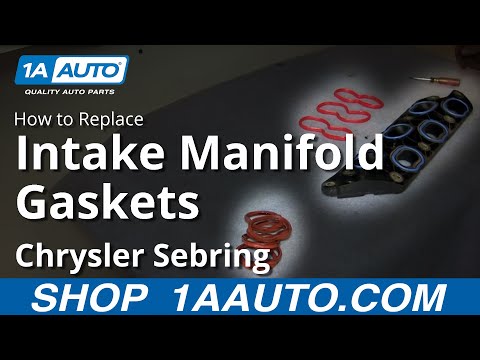 How To Install Replace Intake Gaskets Dodge Chrysler 2.7L V6 2001-06 Sebring