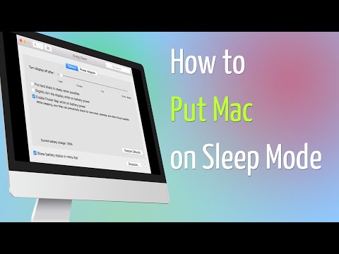 how to set sleep timer on mac