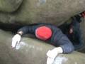 Melvyn Bragg - V8 Offwidth Roof Crack
