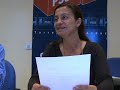 Rueda de Trinidad Rollán por el caso Gürtel en Torrejón