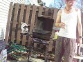 BILLY BOY AND CLETUS LIGHT THE BAR B QUE