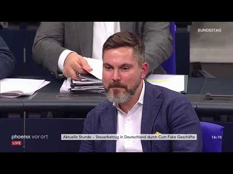 Bundestag: Aktuelle Stunde zum Steuerbetrug in Deutsc ...