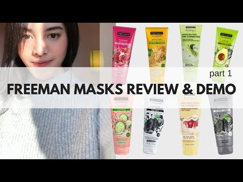 FREEMAN MASK REVIEW & DEMO part 1 (English Subtitle) | Bellinda Putri