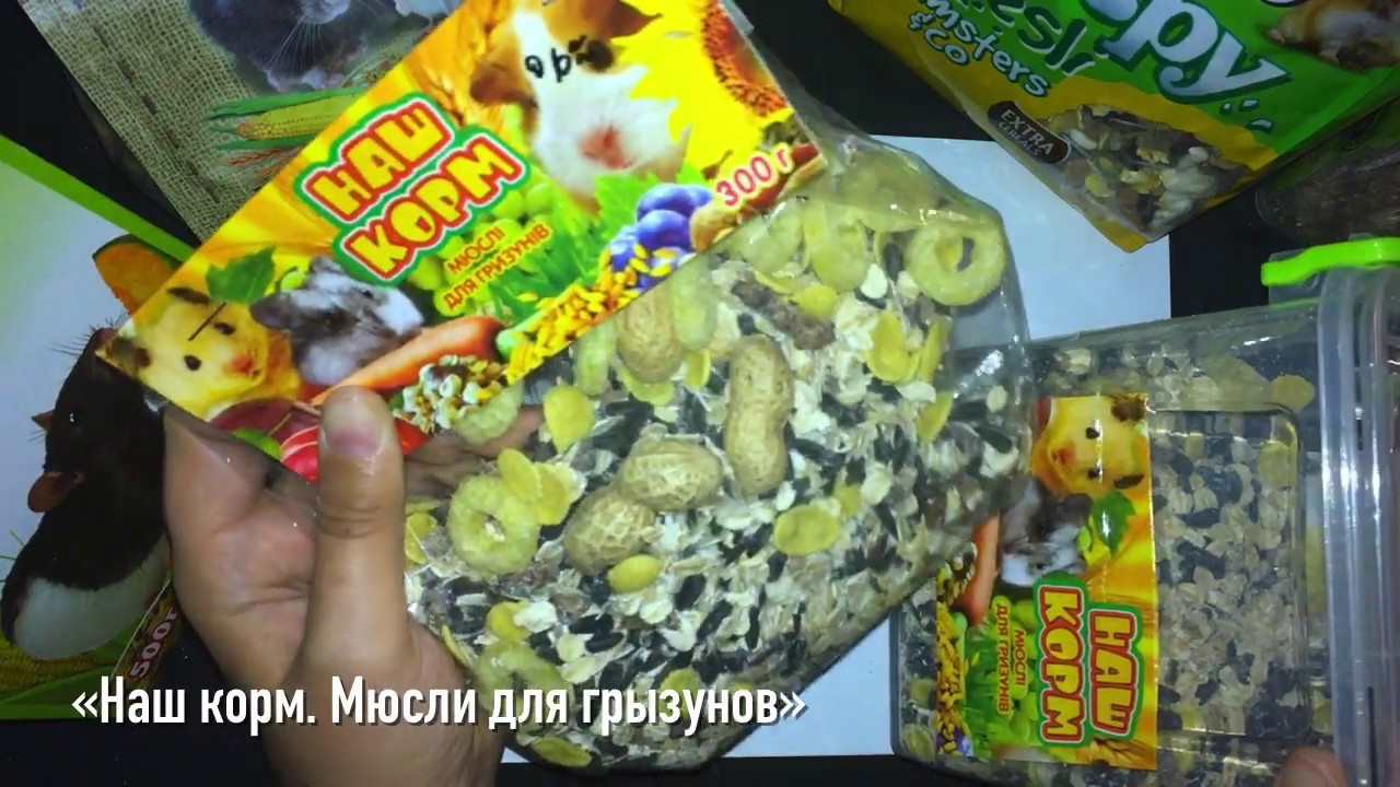 Корм для крыс.Обзор: "Versele Laga", "Lolo Pets", "Dajana", "Vitakraft", "Природа", "Наш Корм"