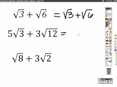 how to reduce radicals