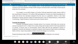 Economic Growth vs Development - TNPSC Unit 9 Devleopment Administration in Tamil Nadu - 2 GDP