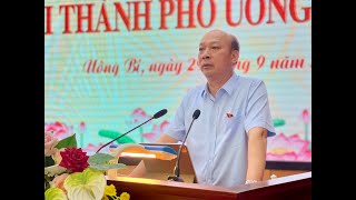 Đại biểu Quốc hội Lê Minh Chuẩn tiếp xúc cử tri thành phố Uông Bí