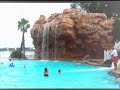 A nerdy video at the Grand Floridian Pool