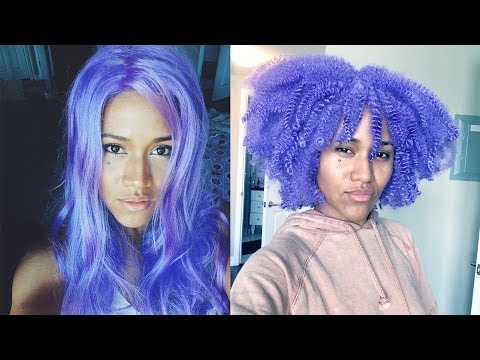 how to turn afro into curly hair
