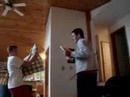 exercise band whip fight