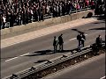 Sprengung AGFA Hochhaus, M�nchen mit Polizei und Feuerwehr