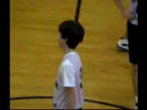 kid's shot gets blocked rejected Basketball block