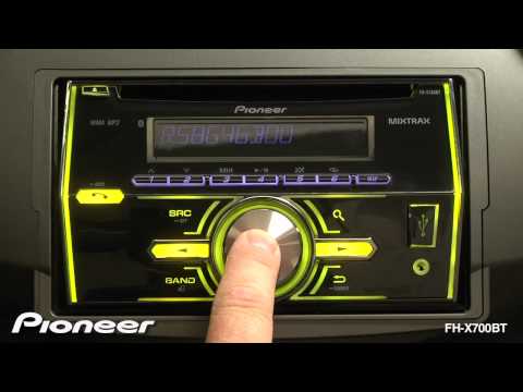 how to set clock on pioneer fh-x700bt