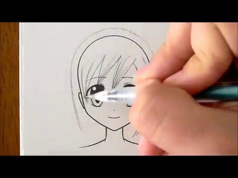 how to draw anime hair