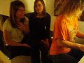 Morning has broken - singing by three girls.