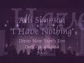 "I Have Nothing" - Alli Simpson