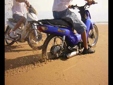 impresionante carrera de motos