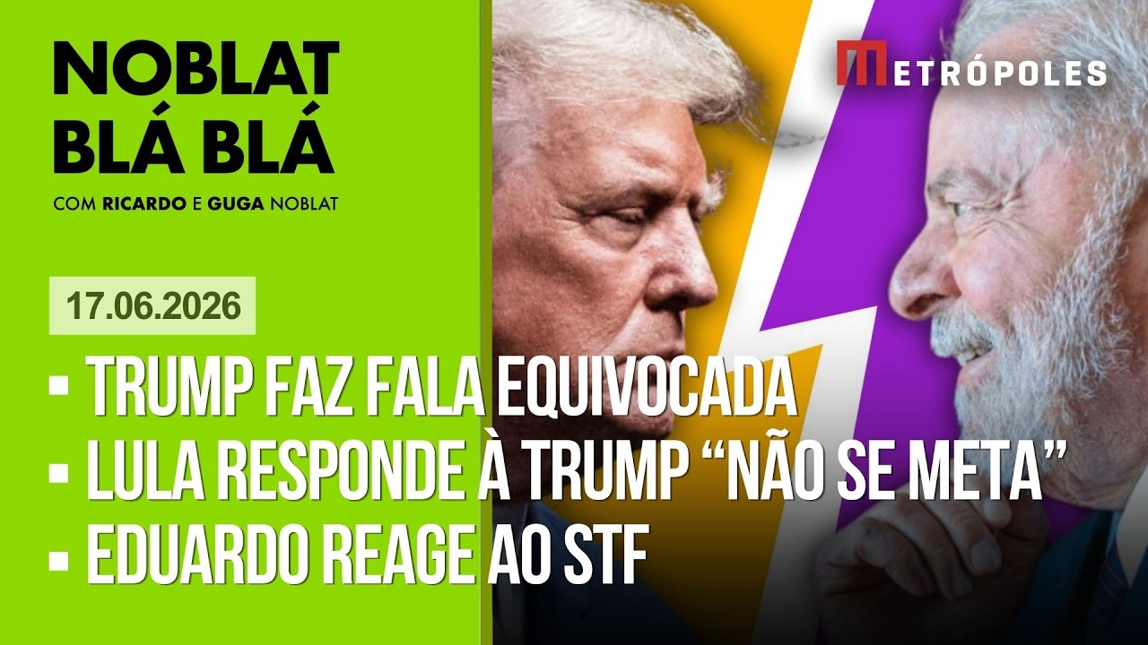 AO VIVO: Trump ofende Brasil e Lula responde "não se meta". Eduardo reage à condenação do STF🔥
