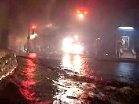 Fire in Sackville, New Brunswick, Canada