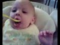 Troy eating for the first time Troy eating for the first time