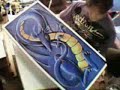 Easel, Dragon and Cat - Art by TET Easel, Dragon and Cat - Art by TET