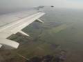 Minutos antes de aterrizar en Ezeiza