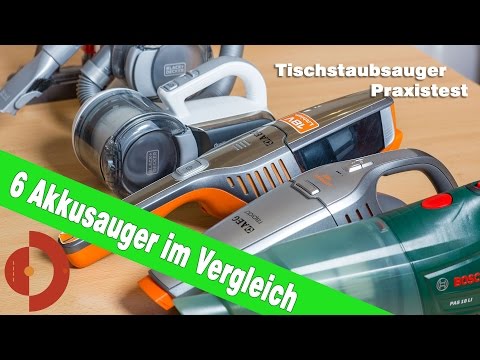 Sechs aktuelle Handstaubsauger im Vergleichstest