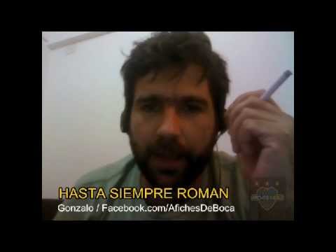 roman - Esto es tan solo el sentimiento de un bostero riquelmista hincha fanatico del futbol. Hasta siempre genio.