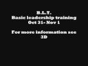 NEW B.L.T. Fall 2008 (Basic Leadership Training)