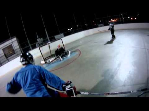 Roller hockey with gopro helmet cam 3/7/12