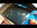me playing galaga at the movies... the camera died before i finished ...the score was around 699000 though