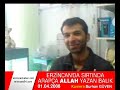 Erzincanda s?rt?nda Allah yazan Bal?k
