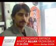 Erzincanda sırtında Allah yazan Balık