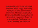 Vajda a futama után, még a vízen köszönte meg Kolónak az aranyérmet, majd az azt követő interjúban is megemlékezett Kolonics Györgyről. Méhes Gábor gondolataival zárom a videót...