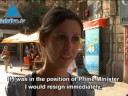 Israeli Public Voice Their Opinion On The Fate Of Olmert And