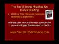 Top 5 Secret Muscle Gain Mistakes