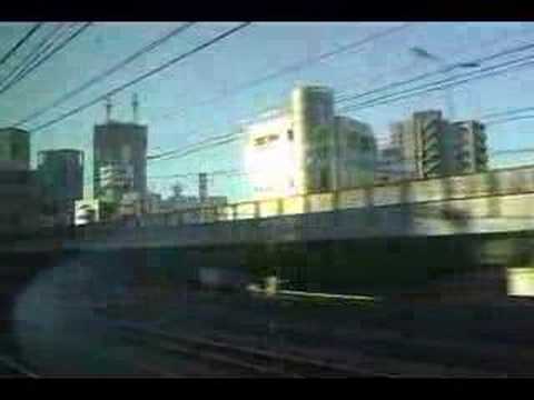 ムーンライト松山 大阪駅到着の車窓
