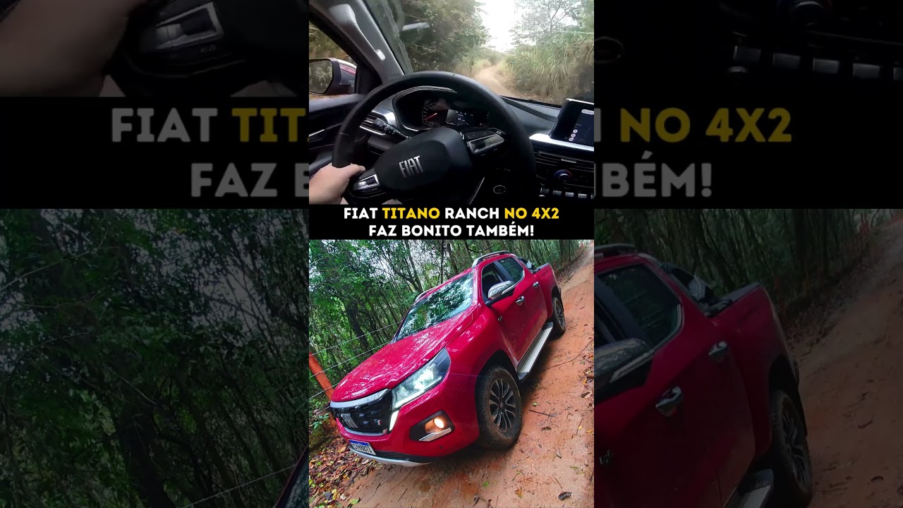 Fiat Titano mesmo no 4x2 anda bem vazia! #fiattitano