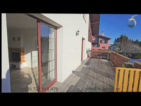 Video Apartmán 3+kk 93 m² s terasou 27 m², wellness a parkováním – Srní, Šumava.