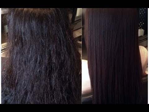 how to care keratin treated hair