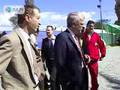EU observers meet Russian soldiers at Variani checkpoint, GE