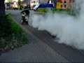 Yamaha V-max burnout
